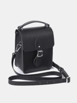The Binocular Bag - Black Celtic Grain -Cambridge Satchel the binocular bag black celtic grain 840429