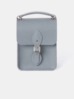 The Binocular Bag - French Grey Celtic Grain