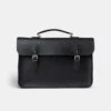 The Briefcase -Black Saffiano
