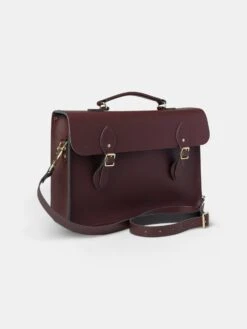 The Briefcase -Oxblood Saffiano -Cambridge Satchel the briefcase oxblood saffiano 322296