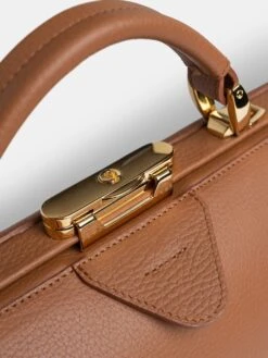 The Doctor's Bag -Havana Brown Calf Grain -Cambridge Satchel the doctors bag havana brown calf grain 103498