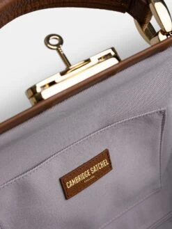 The Doctor's Bag -Havana Brown Calf Grain -Cambridge Satchel the doctors bag havana brown calf grain 766239