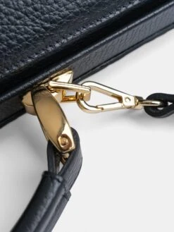 The Doctor's Bag -Midnight Black Calf Grain -Cambridge Satchel the doctors bag midnight black calf grain 242135