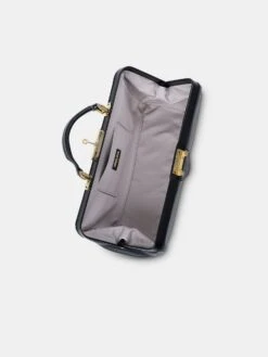 The Doctor's Bag -Midnight Black Calf Grain -Cambridge Satchel the doctors bag midnight black calf grain 589531 1