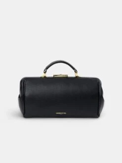The Doctor's Bag -Midnight Black Calf Grain -Cambridge Satchel the doctors bag midnight black calf grain 636877