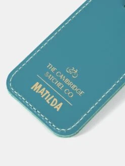 The Matilda Luggage Tag - Aqua -Cambridge Satchel the matilda luggage tag aqua 212701