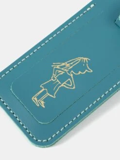 The Matilda Luggage Tag - Aqua -Cambridge Satchel the matilda luggage tag aqua 799160