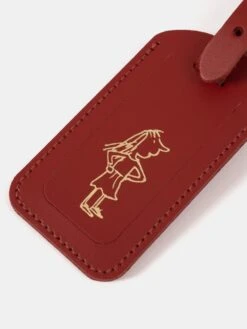 The Matilda Luggage Tag - Red -Cambridge Satchel the matilda luggage tag red 456901