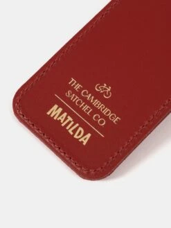 The Matilda Luggage Tag - Red -Cambridge Satchel the matilda luggage tag red 589644