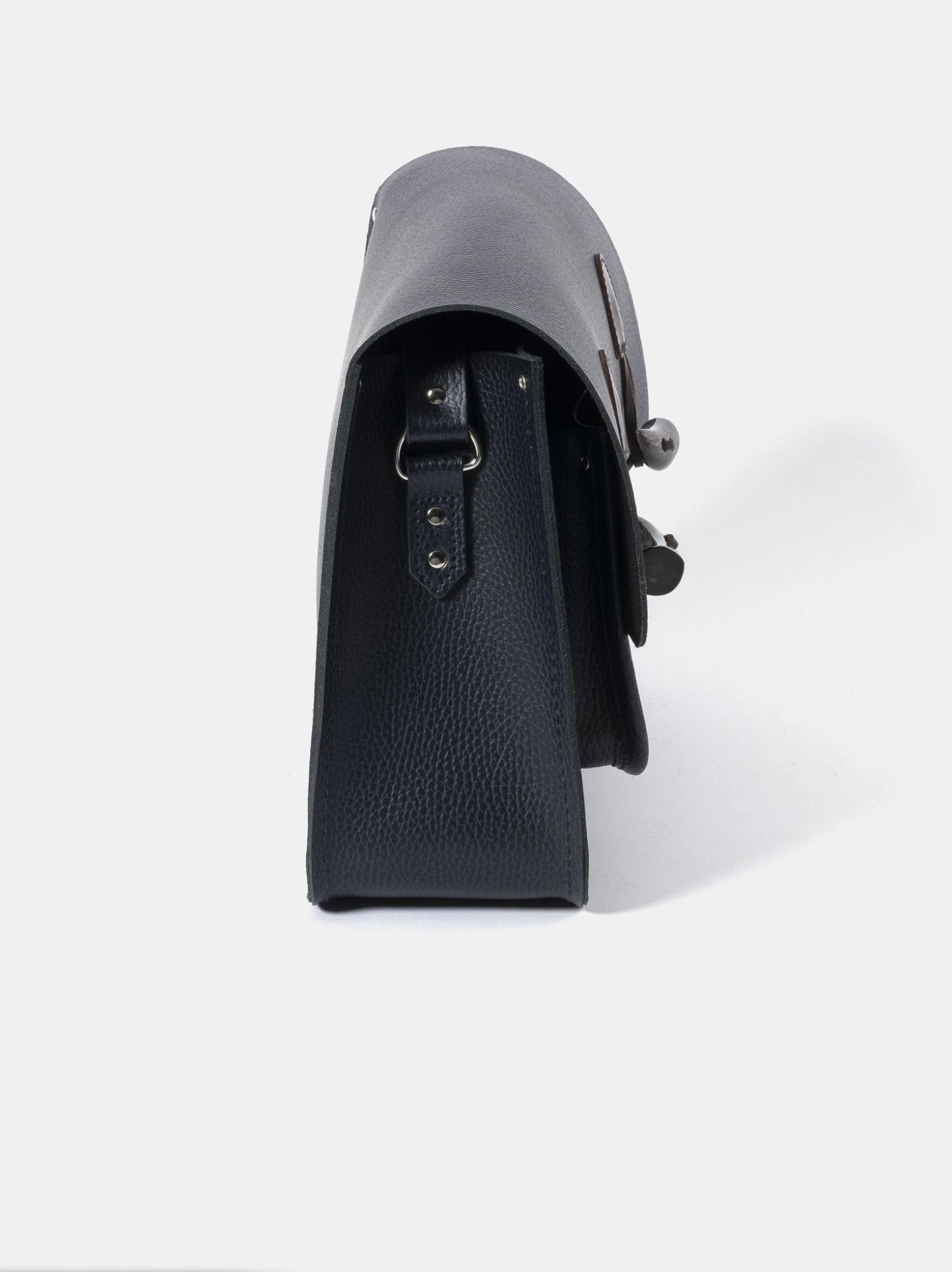 The Messenger -Navy Celtic Grain & Gloverall Grey Check 5 The Messenger -Navy Celtic Grain & Gloverall Grey Check - Image 3