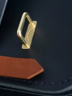 The Messenger -Navy & Tan -Cambridge Satchel the messenger navy tan 336015