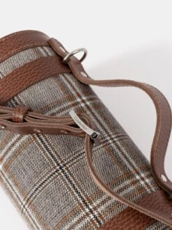 The Mini Bowls Bag - Bay Celtic Grain & Gloverall Tan Check 18 The Mini Bowls Bag - Bay Celtic Grain & Gloverall Tan Check -Cambridge Satchel the mini bowls bag bay celtic grain gloverall grey check 346456