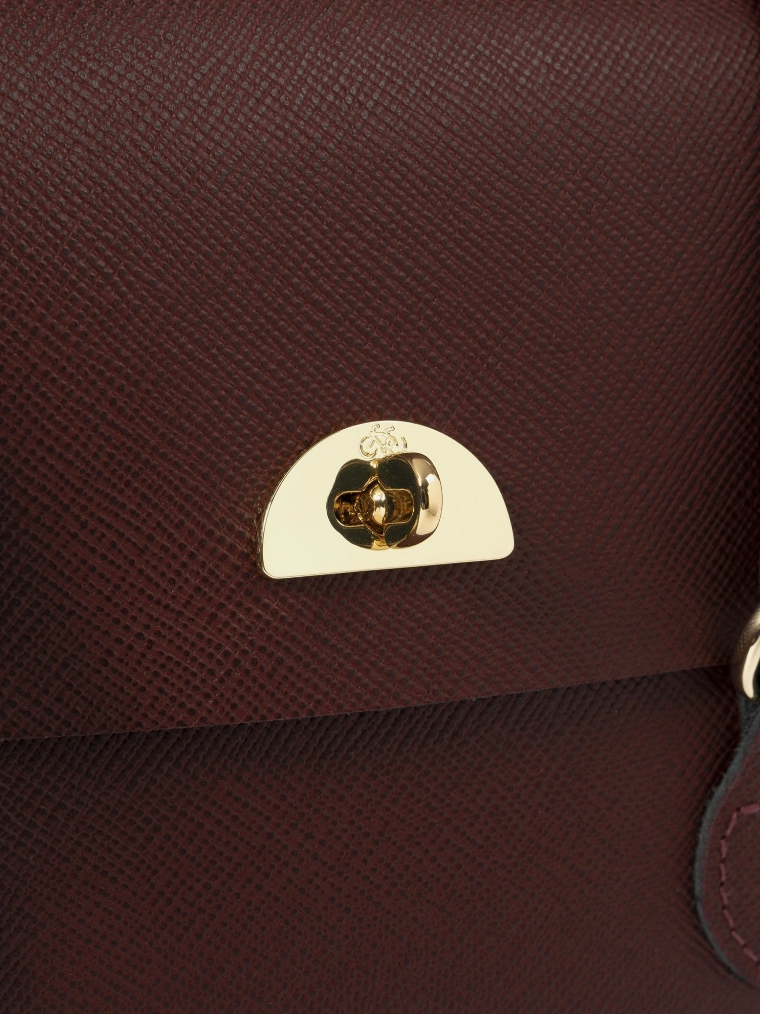 The Mini Emily -Oxblood Saffiano 10 The Mini Emily -Oxblood Saffiano - Image 8