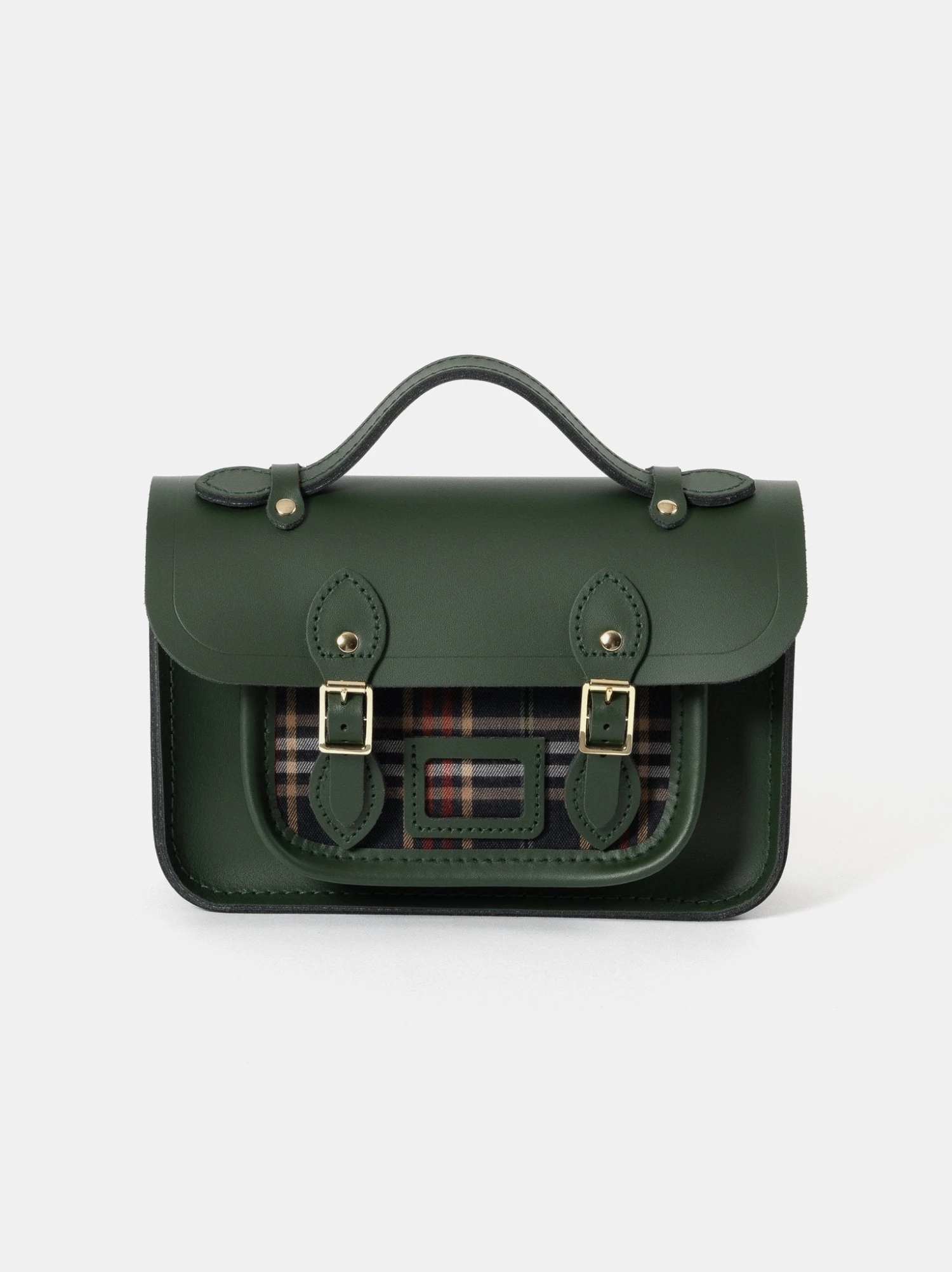 The Mini - Racing Green With Pepa London Navy Check 3 The Mini - Racing Green With Pepa London Navy Check