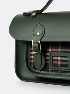 The Mini - Racing Green With Pepa London Navy Check 18 The Mini - Racing Green With Pepa London Navy Check -Cambridge Satchel the mini racing green with pepa london navy check 732568