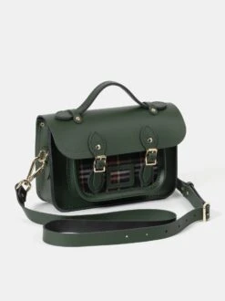 The Mini - Racing Green With Pepa London Navy Check 13 The Mini - Racing Green With Pepa London Navy Check -Cambridge Satchel the mini racing green with pepa london navy check 906945