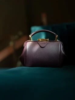 The Mini Sophie - Bordeaux Calf Grain -Cambridge Satchel the mini sophie bordeaux calf grain 145765