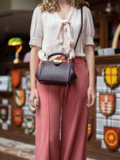 The Mini Sophie - Bordeaux Calf Grain -Cambridge Satchel the mini sophie bordeaux calf grain 474454