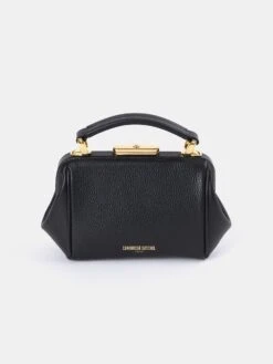 The Mini Sophie - Midnight Black Calf Grain -Cambridge Satchel the mini sophie midnight black calf grain 242266copy