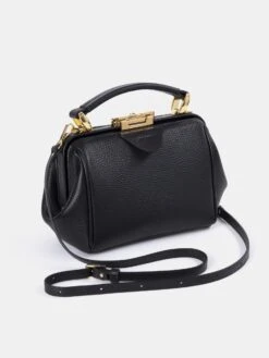 The Mini Sophie - Midnight Black Calf Grain -Cambridge Satchel the mini sophie midnight black calf grain 771207copy