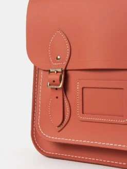 The Small Portrait Backpack - Burning Ember Matte With Contrast Stitch -Cambridge Satchel the small portrait backpack burning ember matte with contrast stitch 423717
