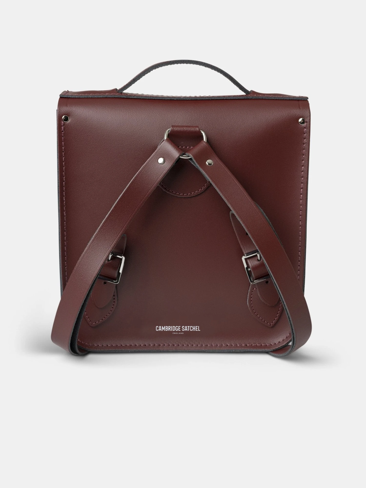 The Small Portrait Backpack -Oxblood 7 The Small Portrait Backpack -Oxblood - Image 5
