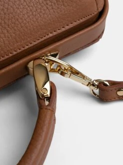 The Sophie -Havana Brown Calf Grain -Cambridge Satchel the sophie havana brown calf grain 275414