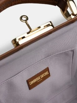 The Sophie -Havana Brown Calf Grain -Cambridge Satchel the sophie havana brown calf grain 513025