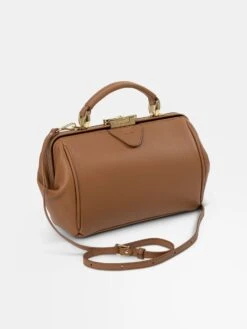 The Sophie -Havana Brown Calf Grain -Cambridge Satchel the sophie havana brown calf grain 612529