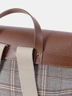 The Steamer Backpack - Bay Celtic Grain & Gloverall Tan Check 15 The Steamer Backpack - Bay Celtic Grain & Gloverall Tan Check -Cambridge Satchel the steamer backpack bay celtic grain gloverall grey check 208806