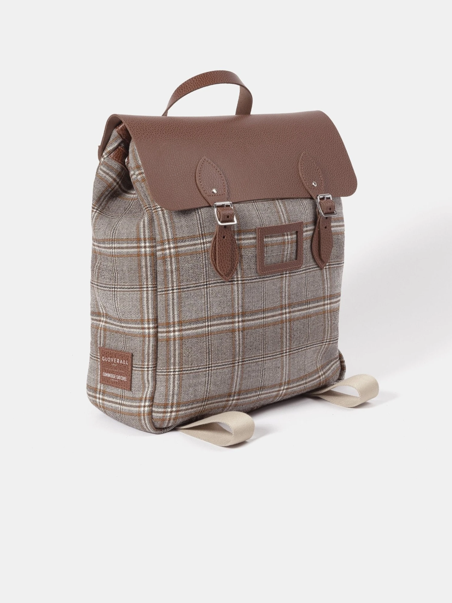 The Steamer Backpack - Bay Celtic Grain & Gloverall Tan Check 4 The Steamer Backpack - Bay Celtic Grain & Gloverall Tan Check - Image 2