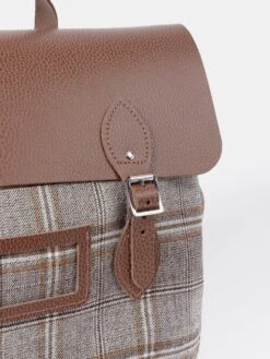 The Steamer Backpack - Bay Celtic Grain & Gloverall Tan Check 16 The Steamer Backpack - Bay Celtic Grain & Gloverall Tan Check -Cambridge Satchel the steamer backpack bay celtic grain gloverall grey check 692756