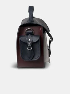 The Traveller -Clay, Oxblood & Navy -Cambridge Satchel the traveller clay oxblood navy 125902