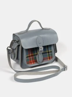 The Traveller - French Grey Celtic Grain & Macbeth Tartan -Cambridge Satchel the traveller french grey celtic grain macbeth tartan 429315