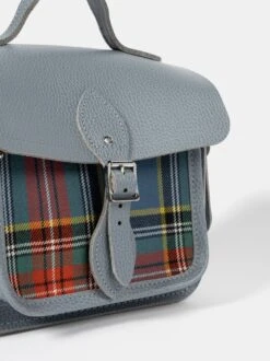 The Traveller - French Grey Celtic Grain & Macbeth Tartan -Cambridge Satchel the traveller french grey celtic grain macbeth tartan 473273